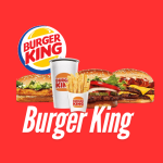 Burger King logo 
food menu 