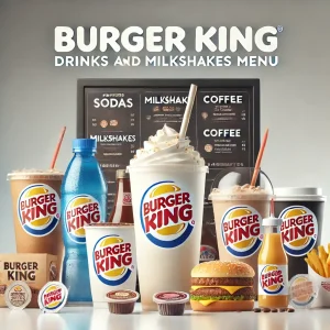 burger king drinks and milkshakes