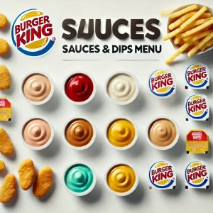 burger king sauces and dips